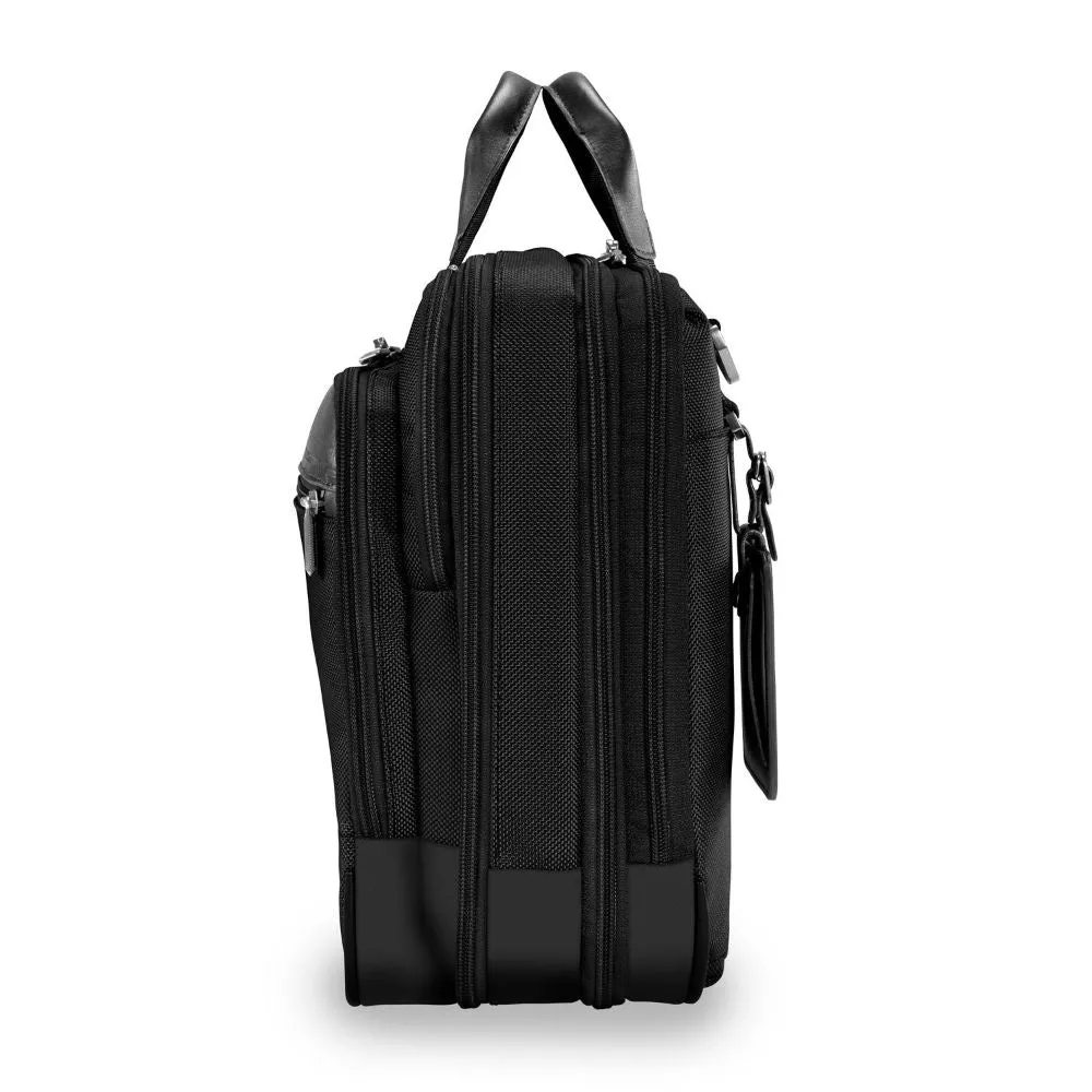 Briggs & Riley Work 12" Expandable Brief Black Blacksize Medium