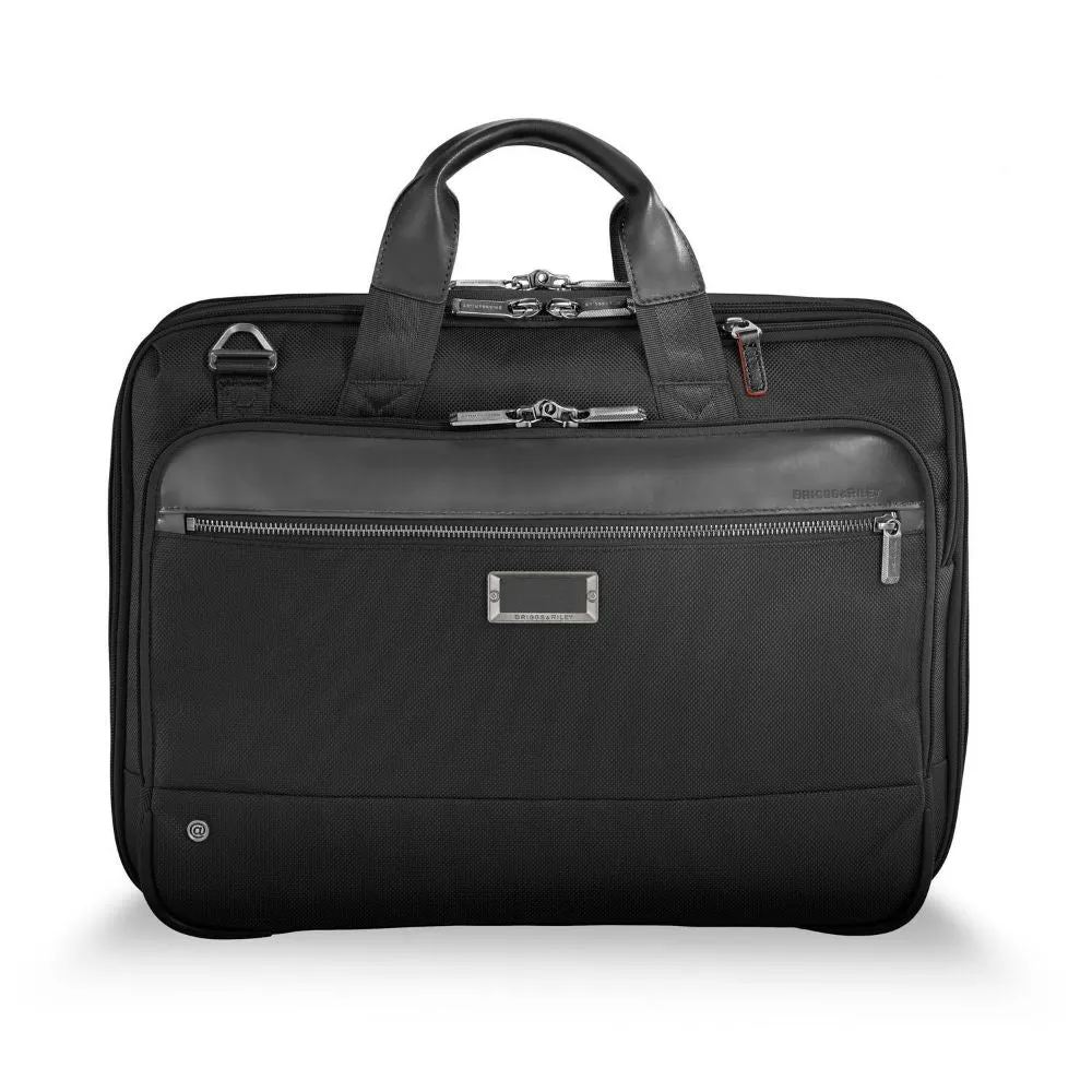 Briggs & Riley Work 12" Expandable Brief Black Blacksize Medium
