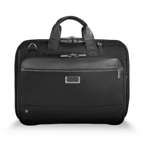 Briggs & Riley Work 12" Expandable Brief Black Blacksize Medium