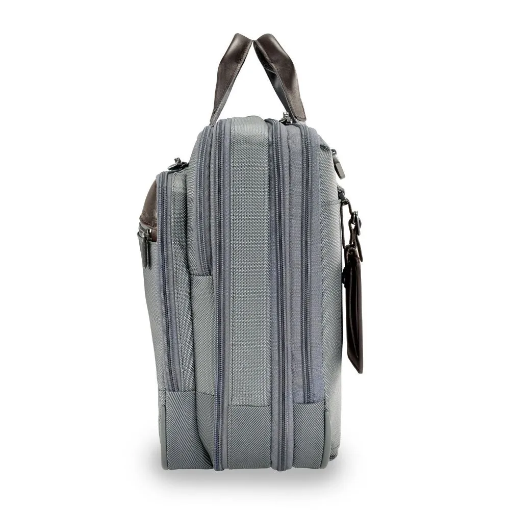Briggs & Riley Work 12" Expandable Brief Grey Greysize Medium
