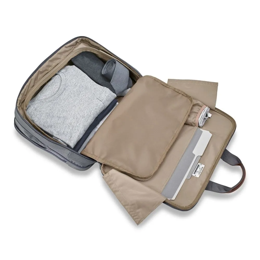 Briggs & Riley Work 12" Expandable Brief Grey Greysize Medium
