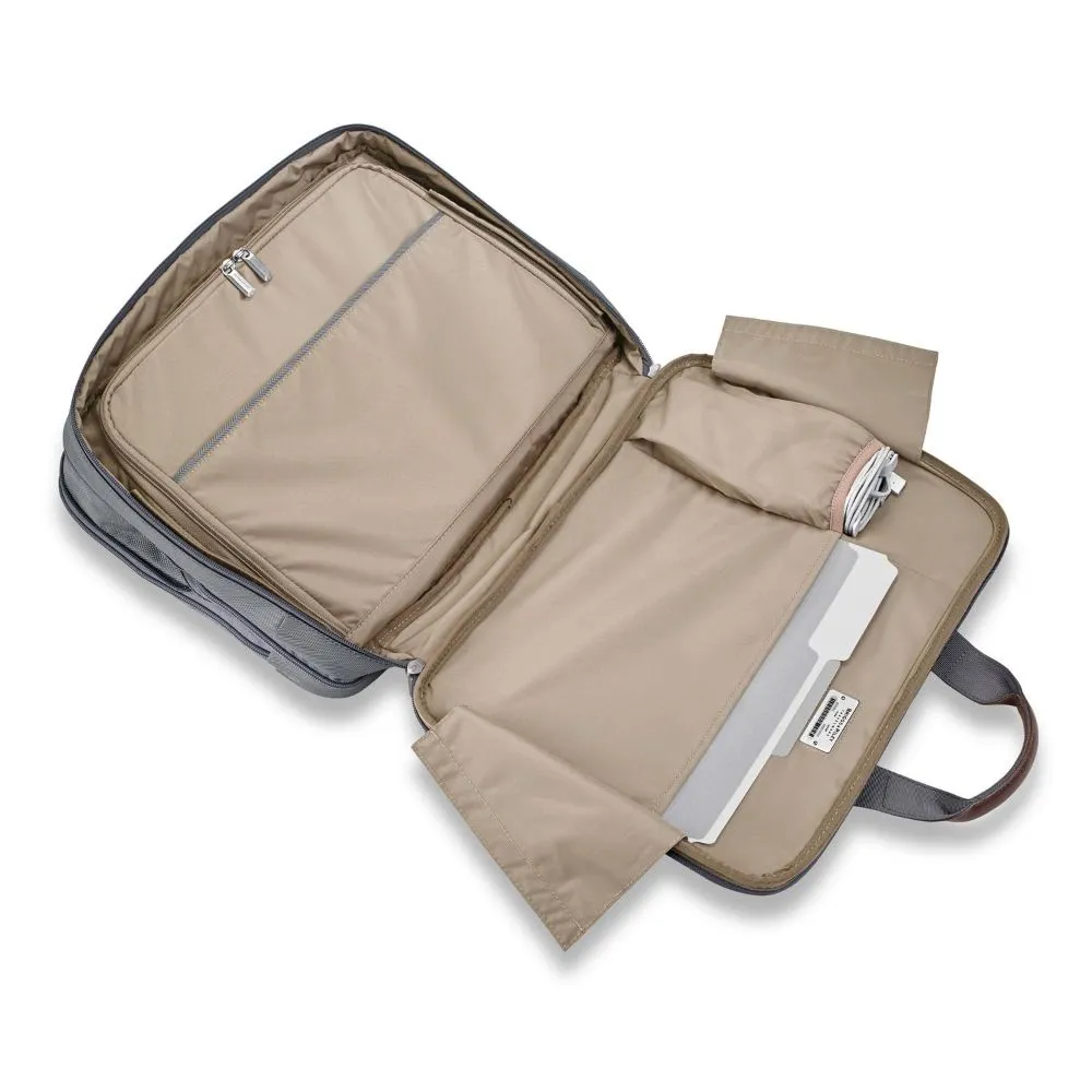 Briggs & Riley Work 12" Expandable Brief Grey Greysize Medium