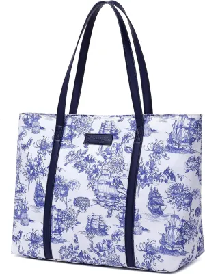 BUG Lightweight Women Laptop Tote Bag for Work, Casual Handbag for Travel Beach College Teacher