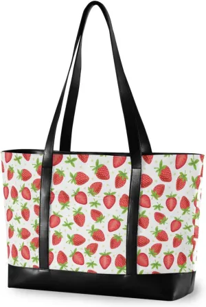 Butterflies Laptop Tote Bag for Women Travel Work Bag Handbags Purse Canvas Teacher Tote Bags with Zipper