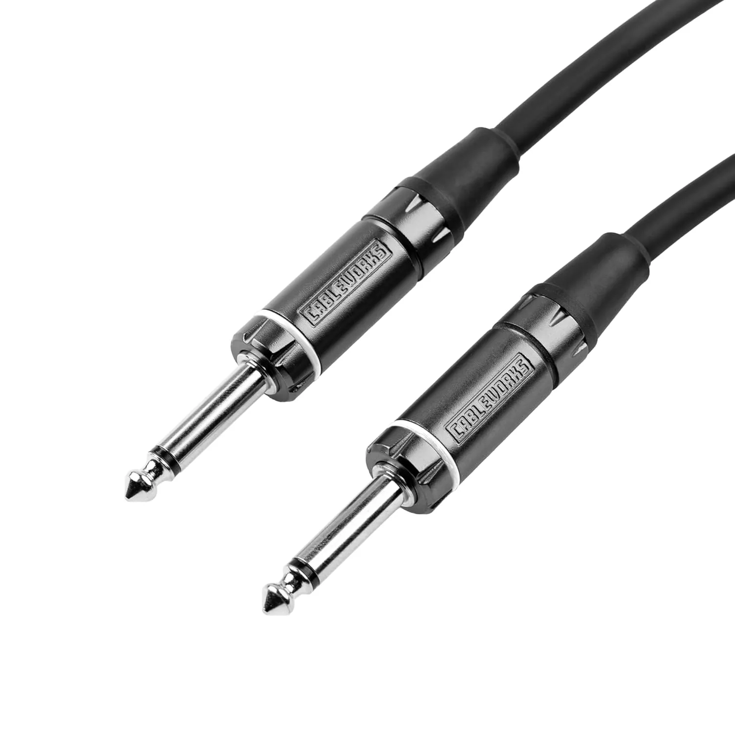 by Gator Cases Composer Series Deluxe 10 Foot Straight to Straight Guitar Instrument Cable, (GCWC-INS-10)