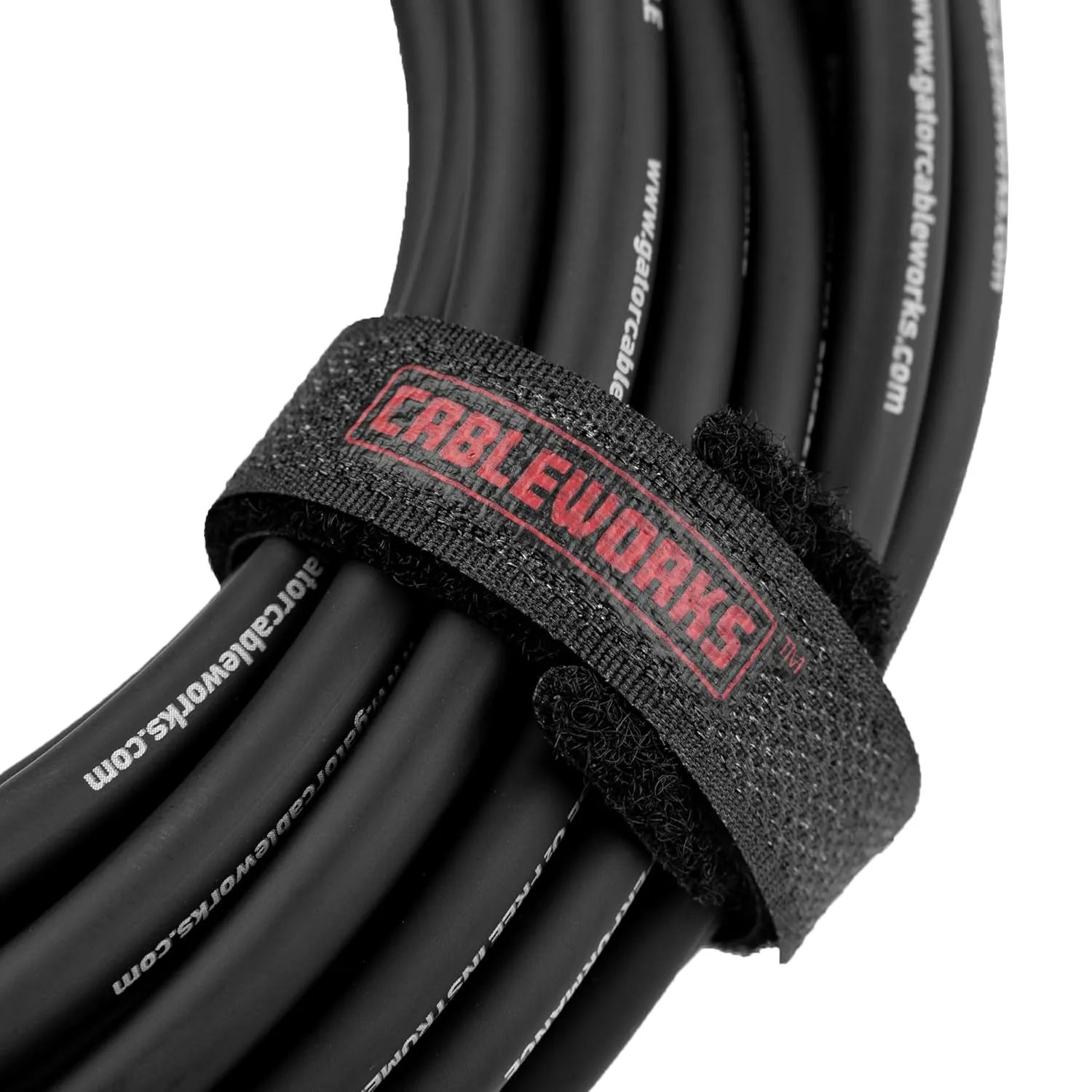 by Gator Cases Composer Series Deluxe 10 Foot Straight to Straight Guitar Instrument Cable, (GCWC-INS-10)