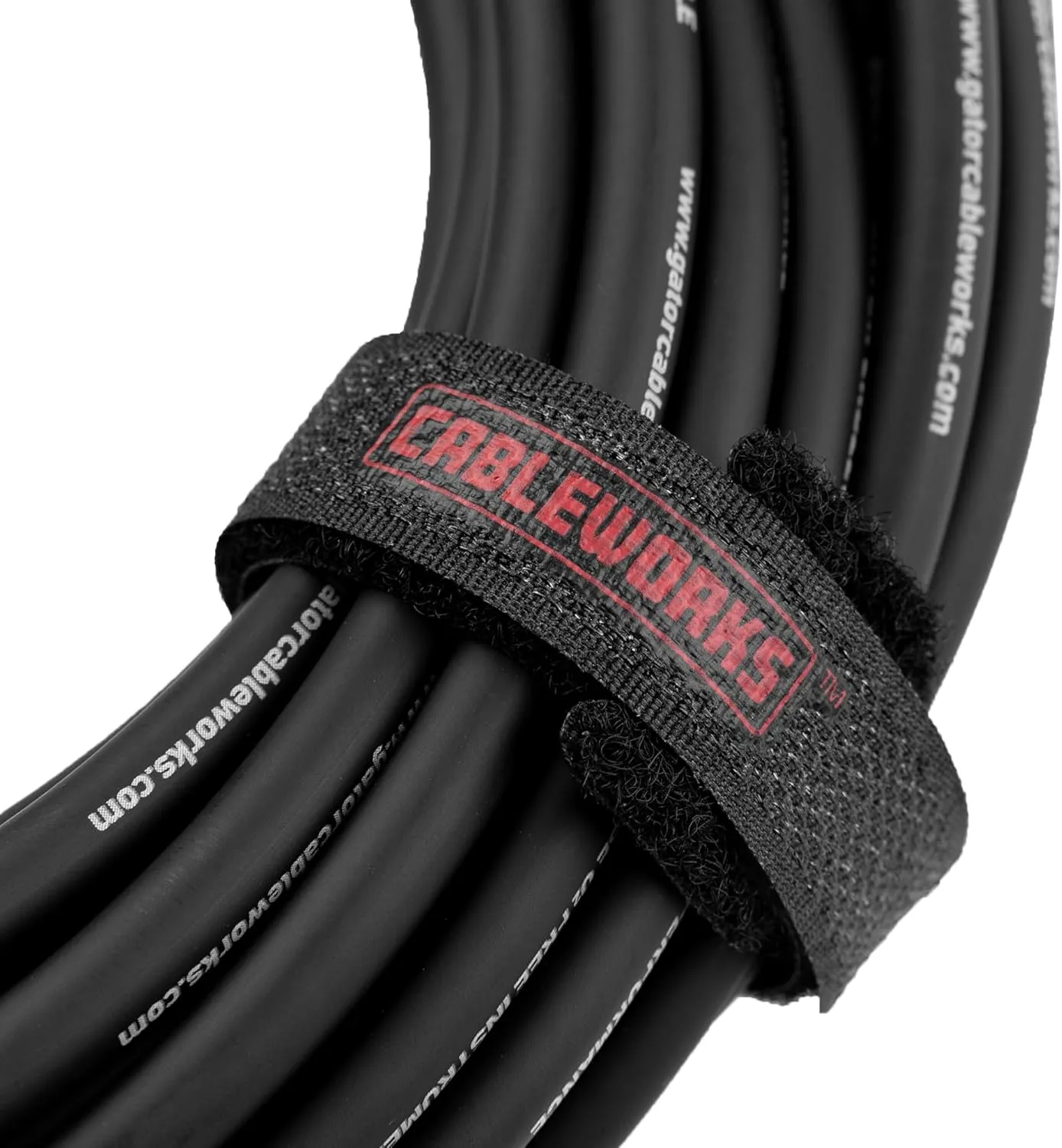 by Gator Cases Headliner Series Premium 10 Foot Straight to Right Angle Guitar Instrument Cable with Quiet Switch Technology, (GCWH-INS-10RAQT)