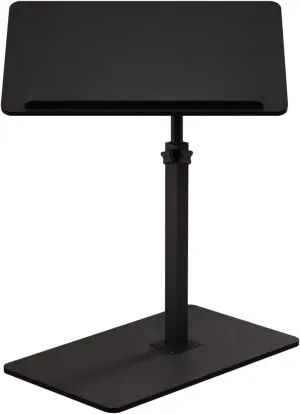 C Shaped End Table,20" W x 14" L,17"-31" Adjustable Height,Swivel and Turnable Desktop,Foldable Side Table for Small Spaces