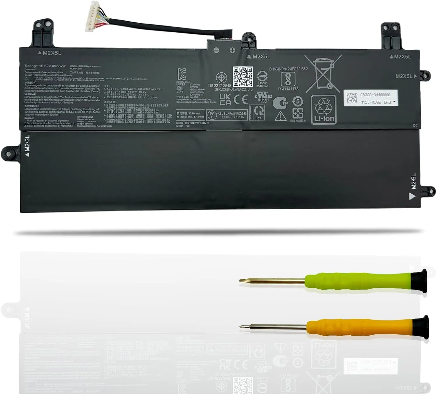 C41N2102 Laptop Battery Replacement for Asus ROG Flow Z13 GZ301 NR2201 NR2201ZA Z13G Z301VF Z13GZ301VF GZ301VI GZ301VU GZ301VV GZ301ZE-Z13.I93050T NR2201 NR2201ZE Series 0B200-04100000