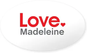 CafePress Love Madeleine Sticker Oval Car Bumper Sticker(10-Pack)