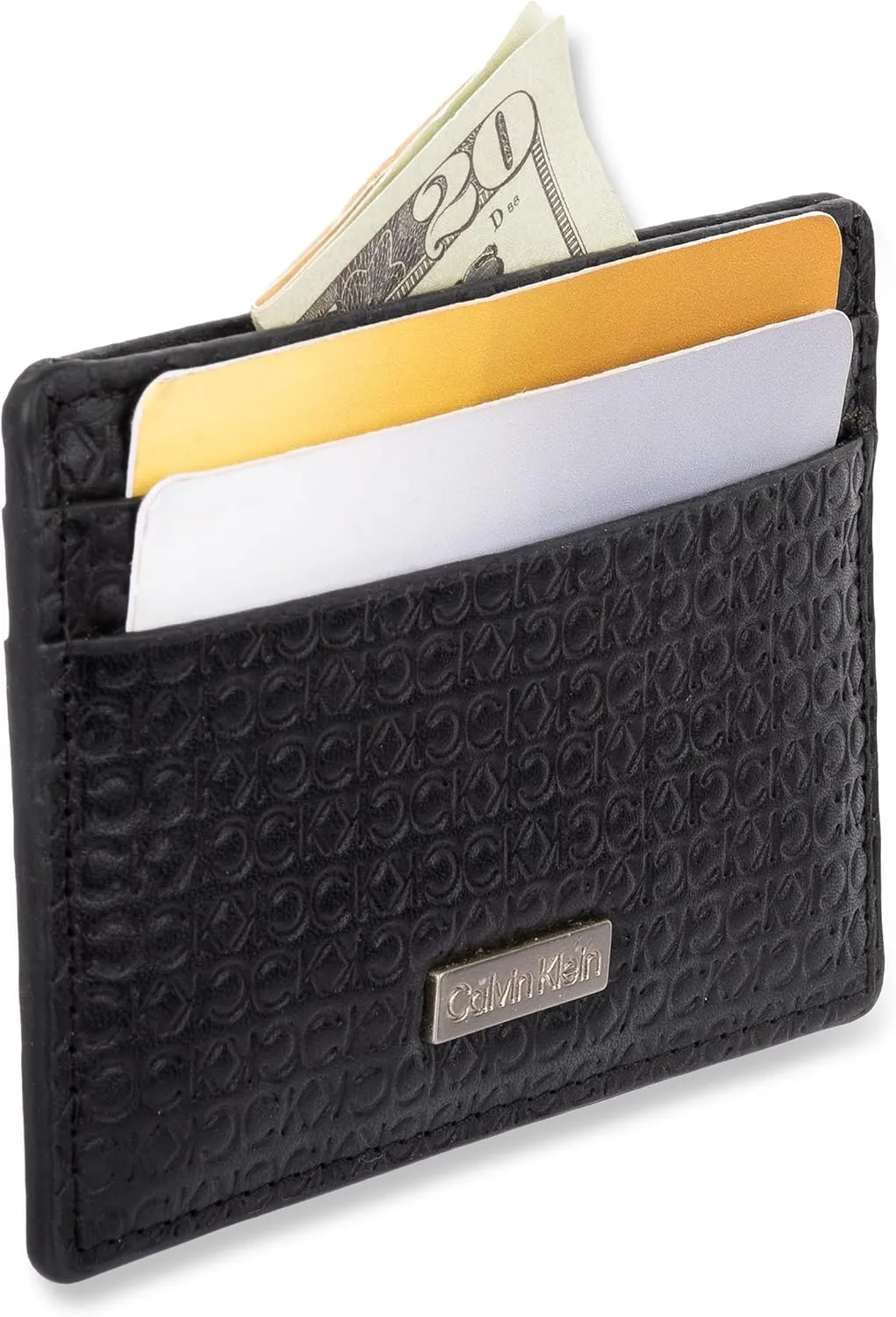 Calvin Klein Men's Wallet Sets-Minimalist Card Cases, Bifold Wallets