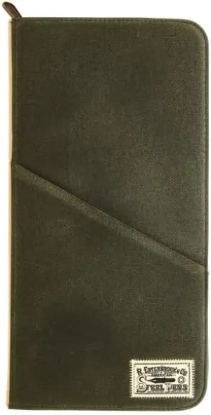 Canvas Collection - 40 Pen Zipper Case - Army Green