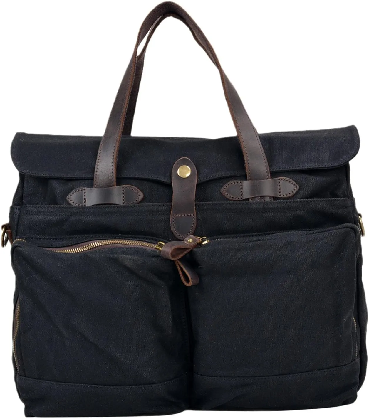Canvas Laptop Bag for Men - Functional Work Pouch