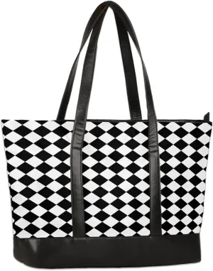 Canvas Laptop Tote Bag for Women Bee Honey Animal Cute 15.6 Inch Large Capacity Computer Bag