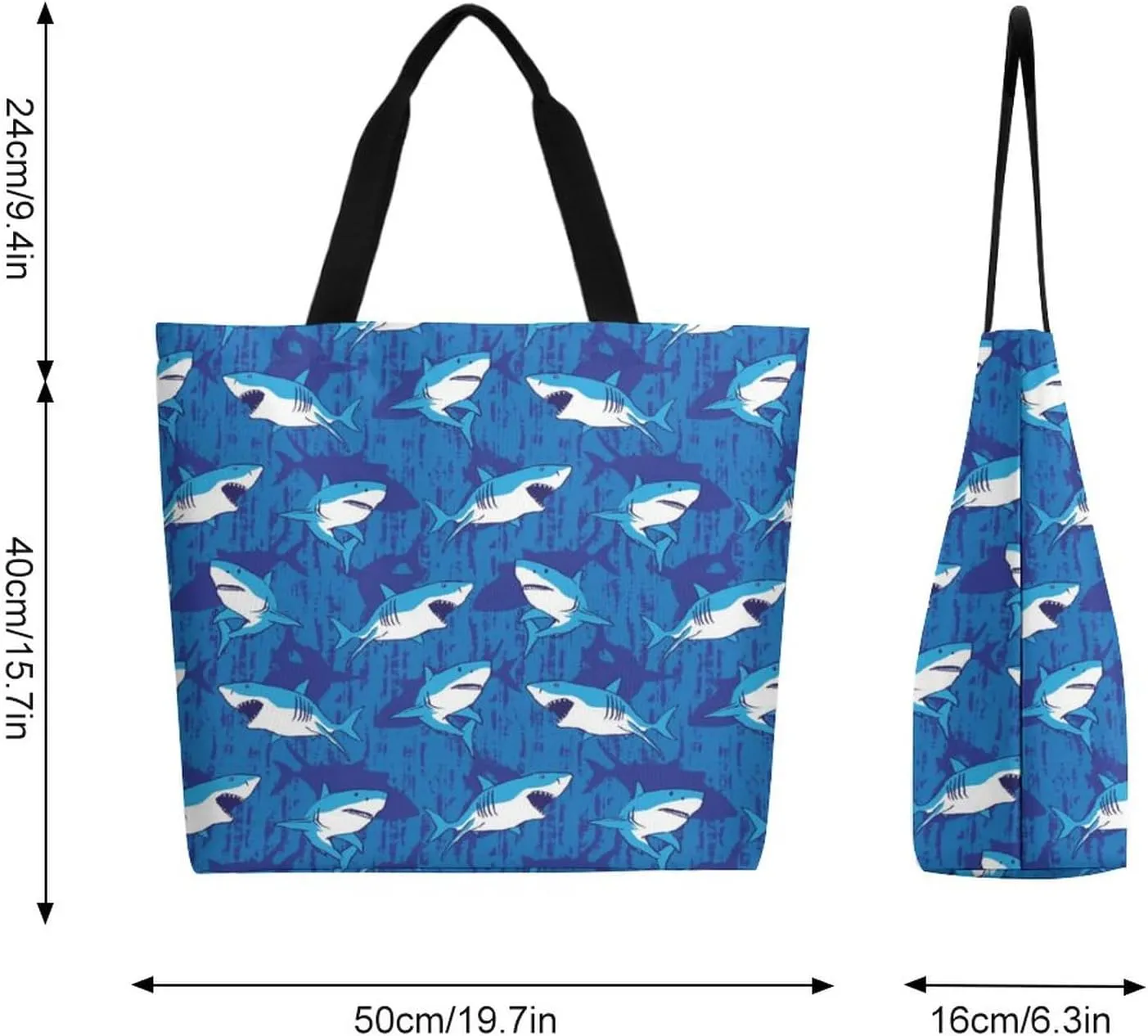 Canvas Tote Bag Large Women Casual Shoulder Bag Handbag Reusable Beach Shopping Grocery Bag For Outdoors