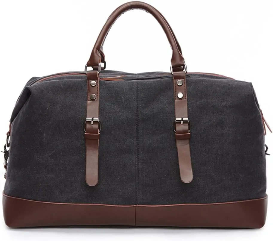 Canvas Travel Duffel Bag Weekender Extra Large Tote Satchel Handbag