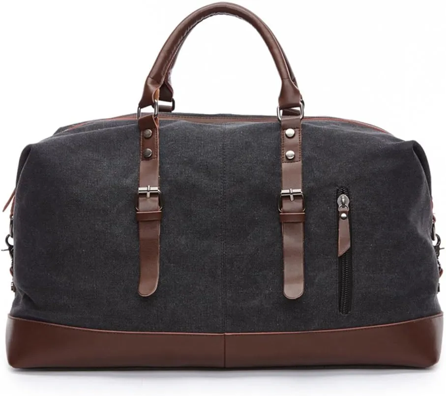 Canvas Travel Duffel Bag Weekender Extra Large Tote Satchel Handbag