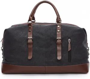 Canvas Travel Duffel Bag Weekender Extra Large Tote Satchel Handbag