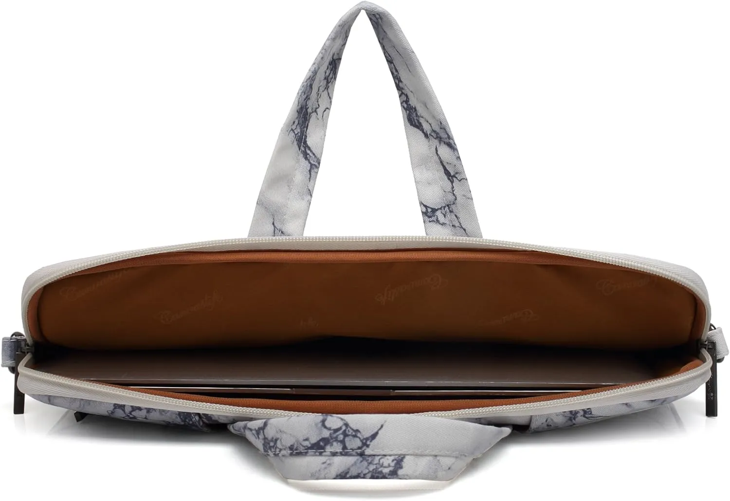 canvaslife Marble pattern Canvas Laptop Shoulder Messenger Bag Case Sleeve for 11 Inch 12 Inch 13 Inch Laptop and 11/12/ 13