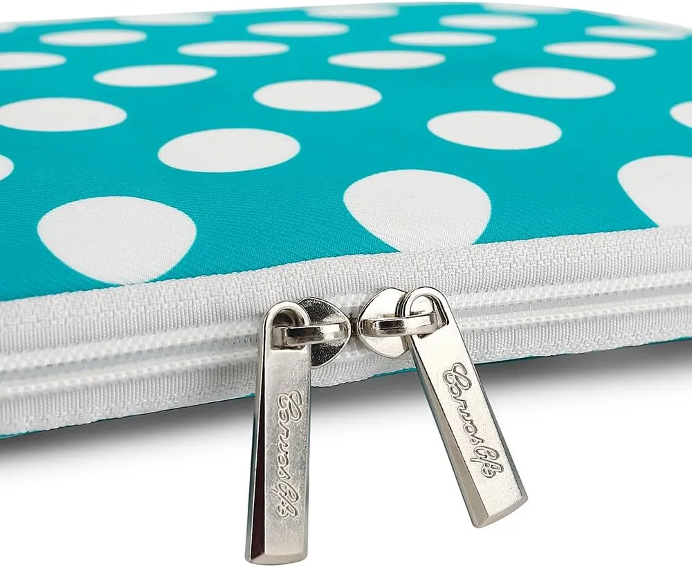 Canvaslife Waterproof Pattern 13-inch Laptop Sleeve with Pocket 13-inch 13.3-inch Laptop 13-Sleeve (Blue dot)