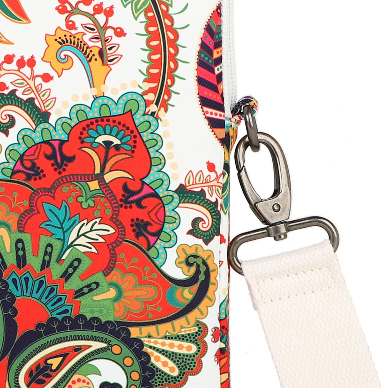 Canvaslove Paisley Pattern Lightweight Waterproof Laptop Shoulder Bag Sleeve Case for MacBook Pro 16 inch and 15 inch-15.6 inch Laptop