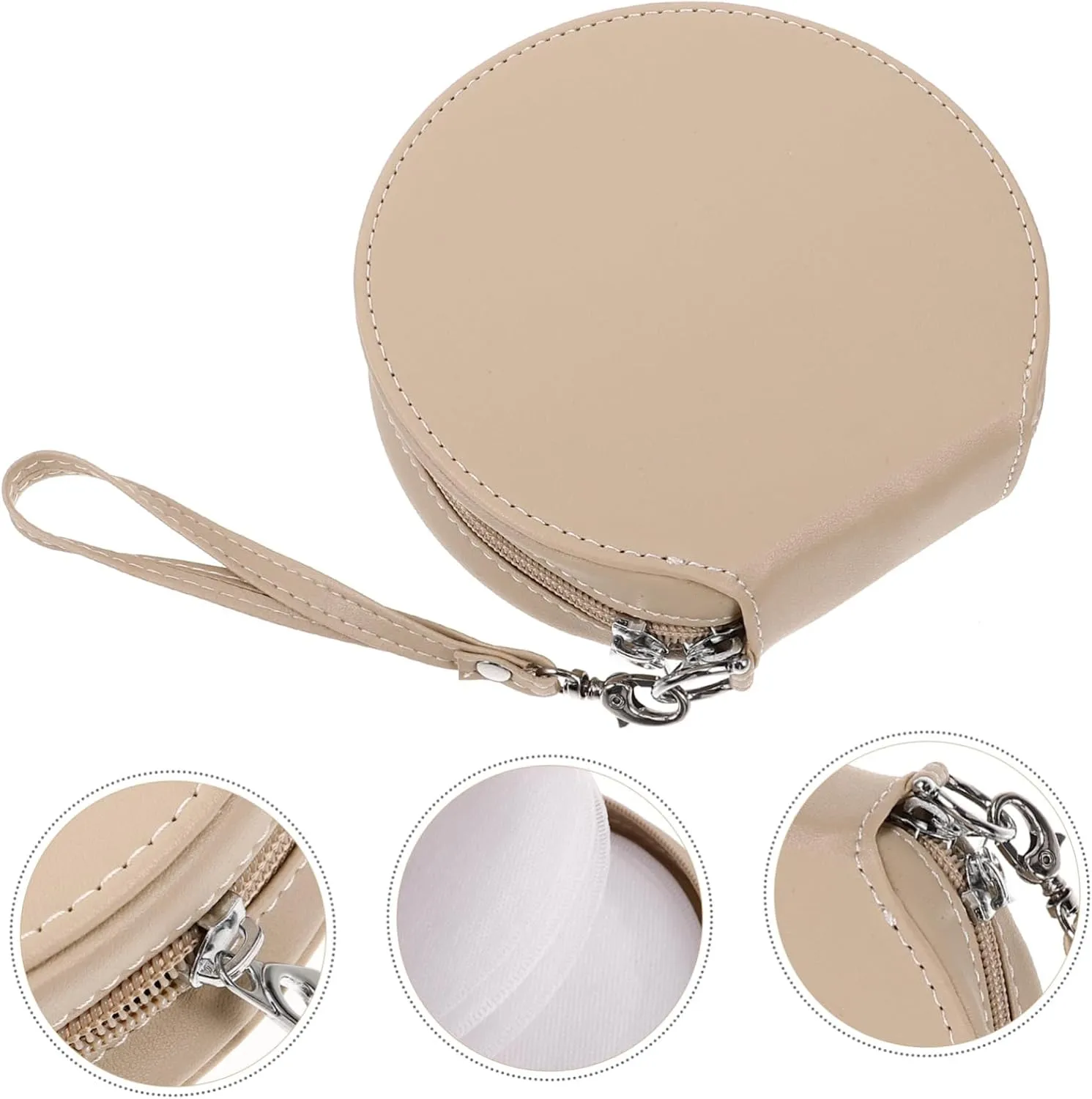 Car CD Package Dvd Holder CD Binder CD Carrying Case Dvd Storage Case Portable CD Case Dvd Case Holder Organizer Disc Holder Case CD Storage Bag Pu Leather Glossy Album Box Travel
