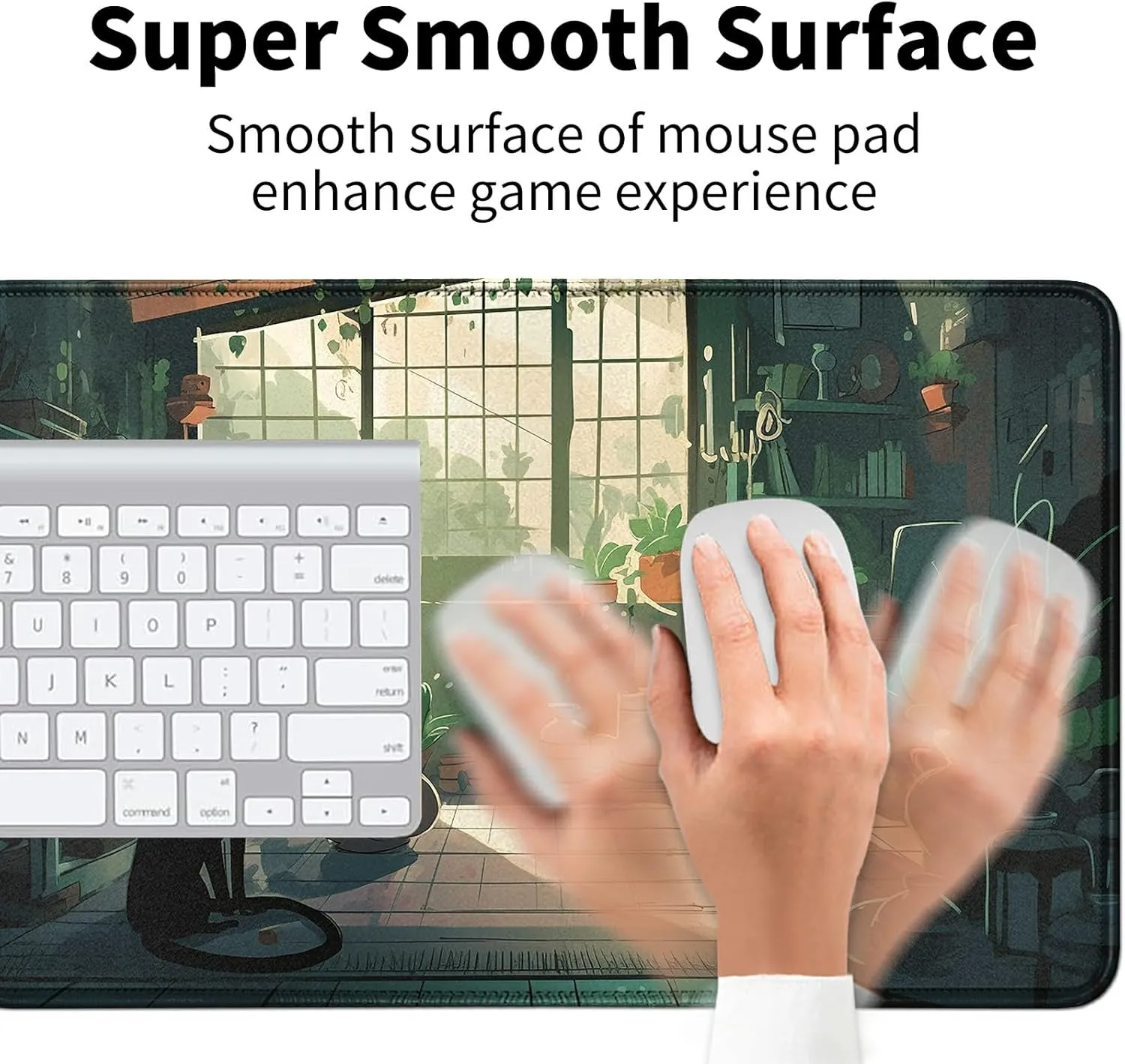 Card Mat for MTG & TCG Playmat Mouse Pad,23.6" x 13.8" Game Mat for MTG RPG CCG Trading Card Game Playmats Table Mat Perfect for Card Games Video Games Computer Office,Black Cats