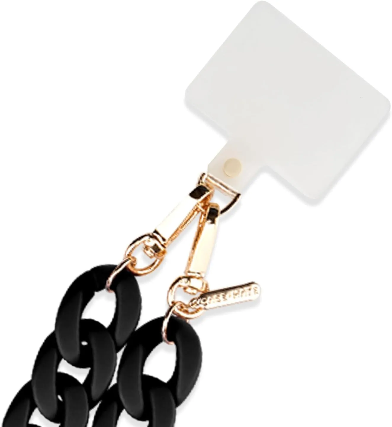 Case-Mate Crossbody Phone Lanyard / Chain [Works with All Phones] Hands-Free Strap - Cell Phone Charm - Neck Chain Holder for iPhone 16 Pro Max / 15 Pro Max / 14 / 13 / 12 / S25 Ultra - Black