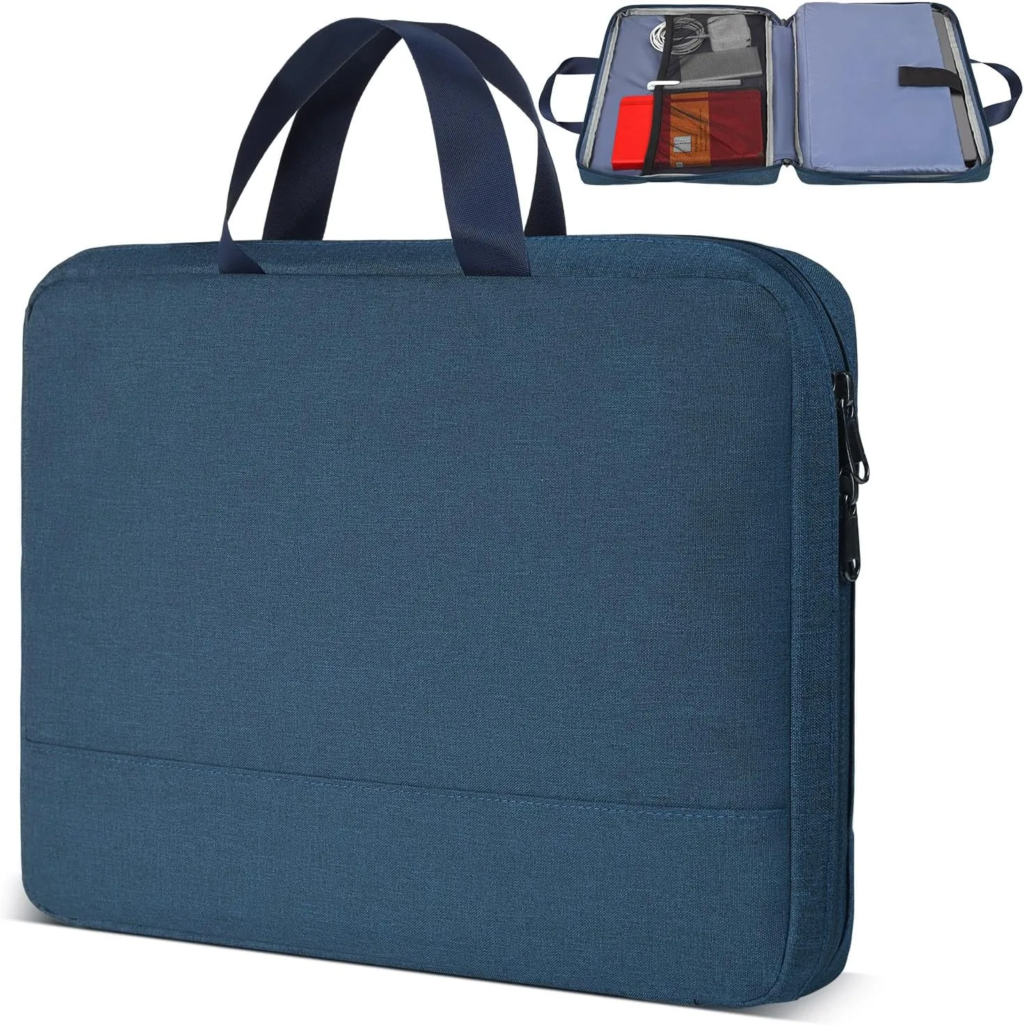 CaseBuy 16 inch MacBook Case,TSA Laptop Sleeve for 2025 2024 2023 MacBook Pro 16 inch M4 M3 M2 Pro/Max A3403 A3186 A2991 A2780 A2485, Water-Resistant Carrying Bag Cover w/Accessory Pocket