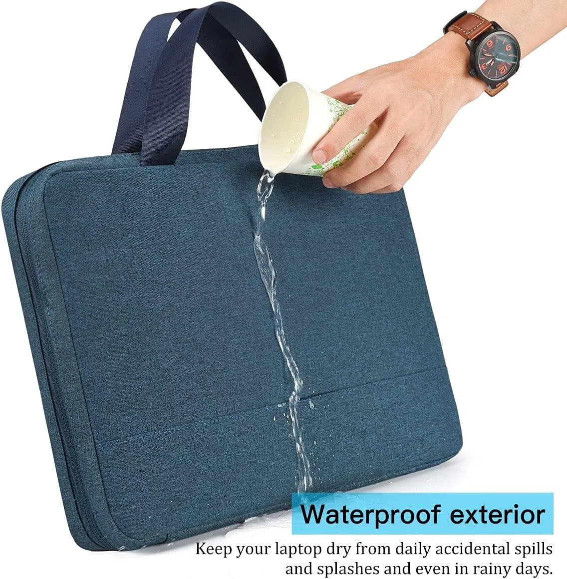 CaseBuy 16 inch MacBook Case,TSA Laptop Sleeve for 2025 2024 2023 MacBook Pro 16 inch M4 M3 M2 Pro/Max A3403 A3186 A2991 A2780 A2485, Water-Resistant Carrying Bag Cover w/Accessory Pocket