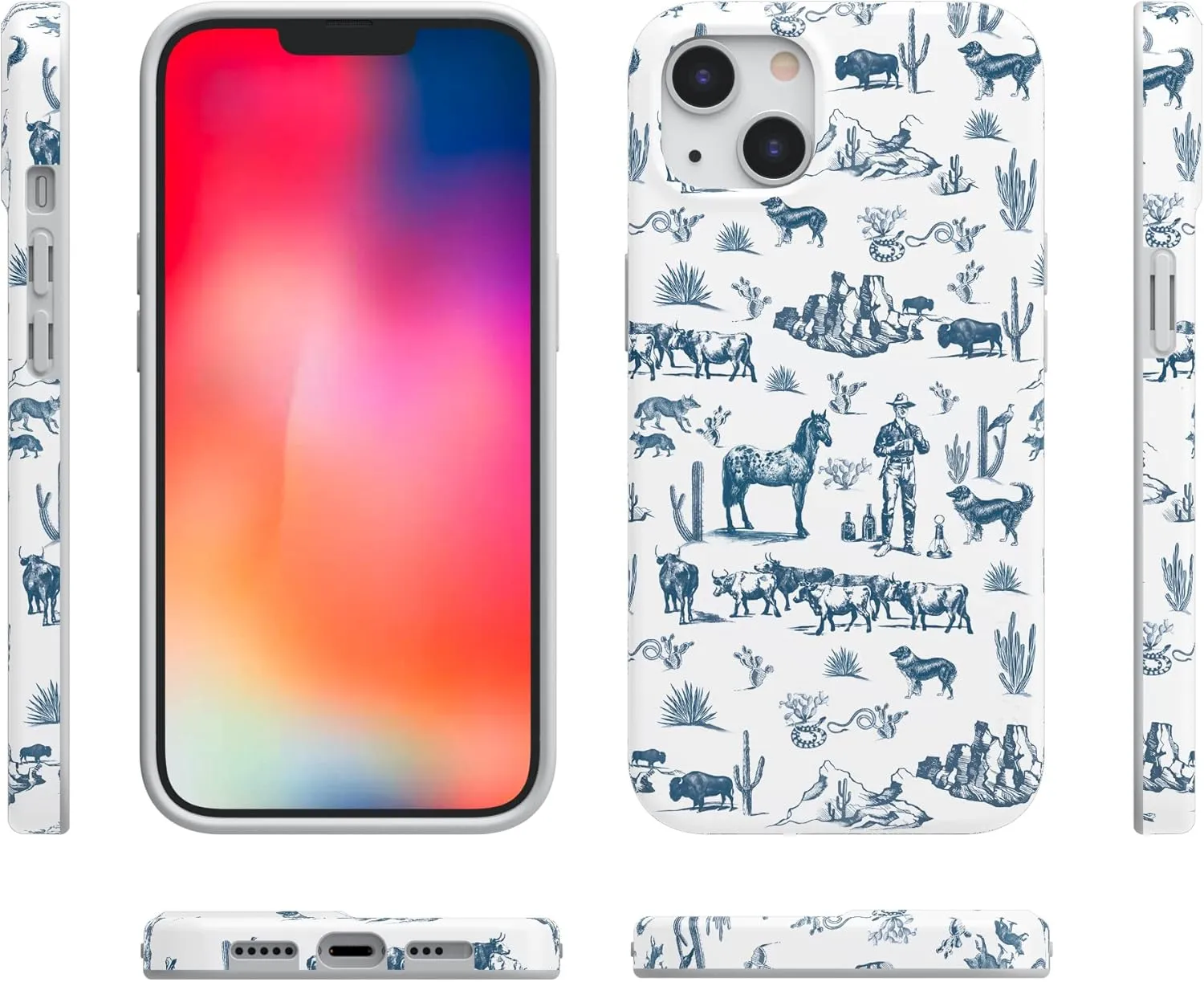 Casely iPhone 13 Case | Compatible with MagSafe | Wild West Adventure | Desert Western Case
