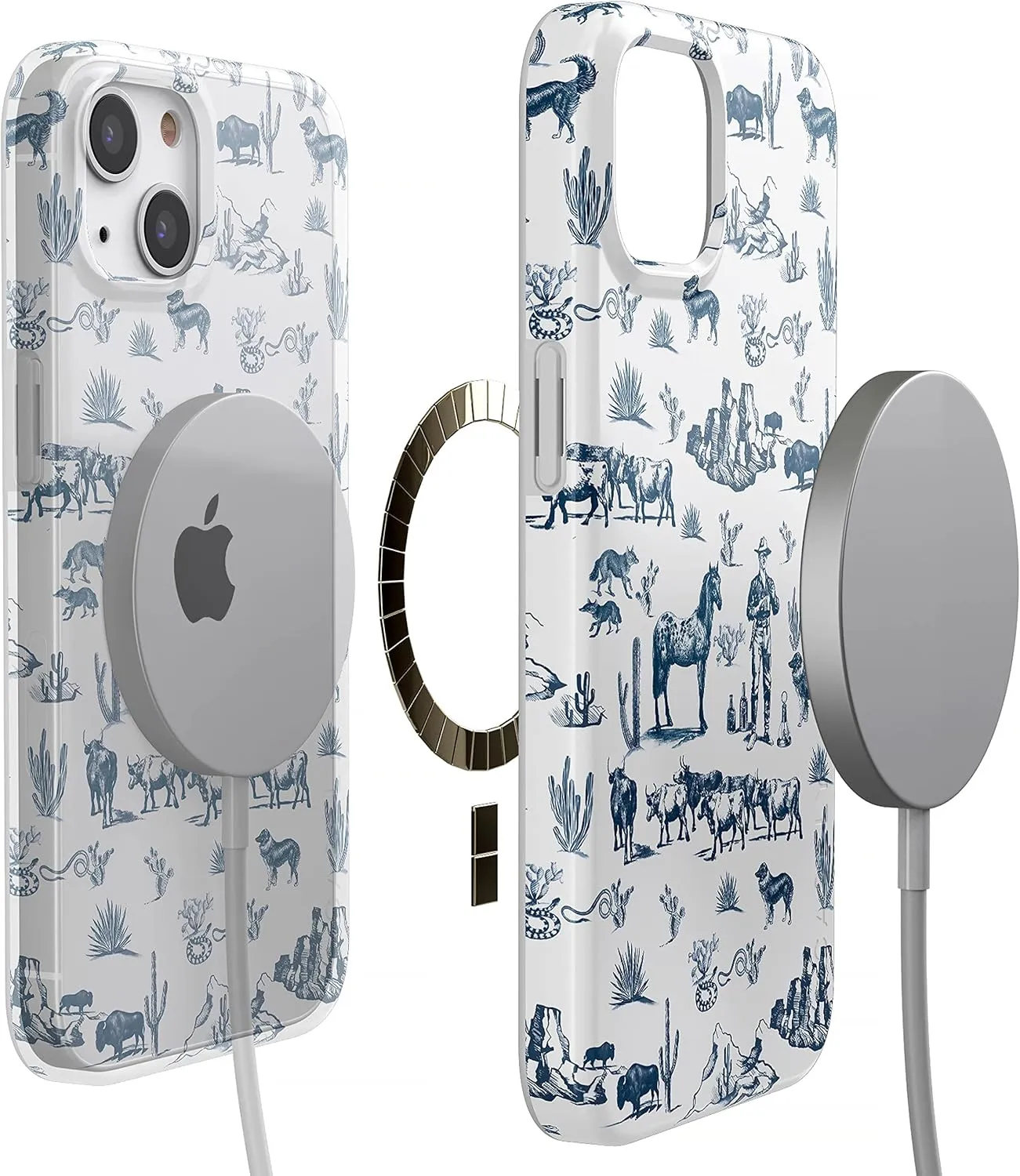 Casely iPhone 13 Case | Compatible with MagSafe | Wild West Adventure | Desert Western Case