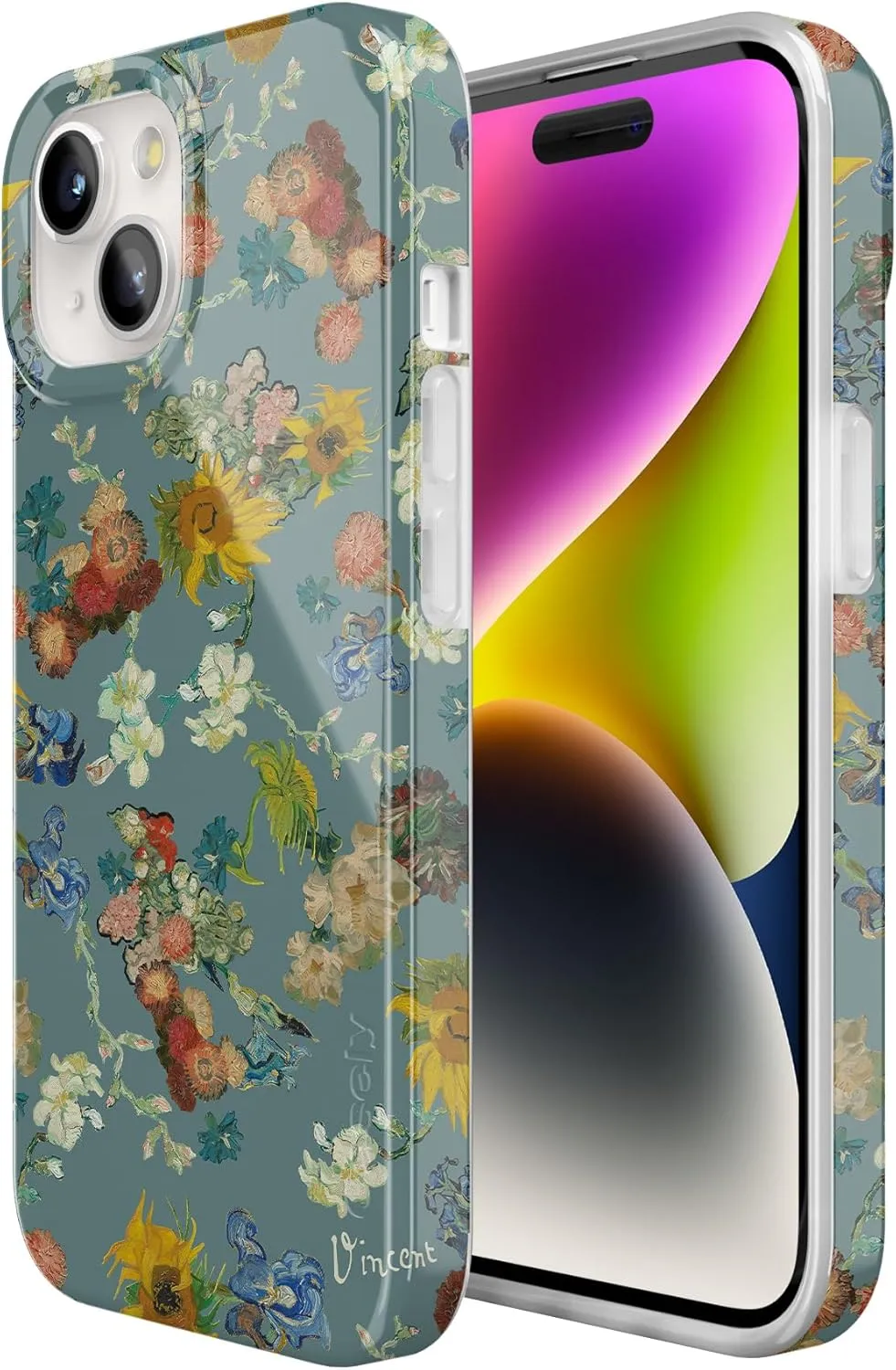 Casely iPhone 14 Case | Van Gogh's Flowers | The Van Gogh Museum 50th Anniversary Classic Phone Case | Compatible with MagSafe