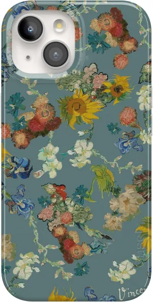Casely iPhone 14 Case | Van Gogh's Flowers | The Van Gogh Museum 50th Anniversary Classic Phone Case | Compatible with MagSafe