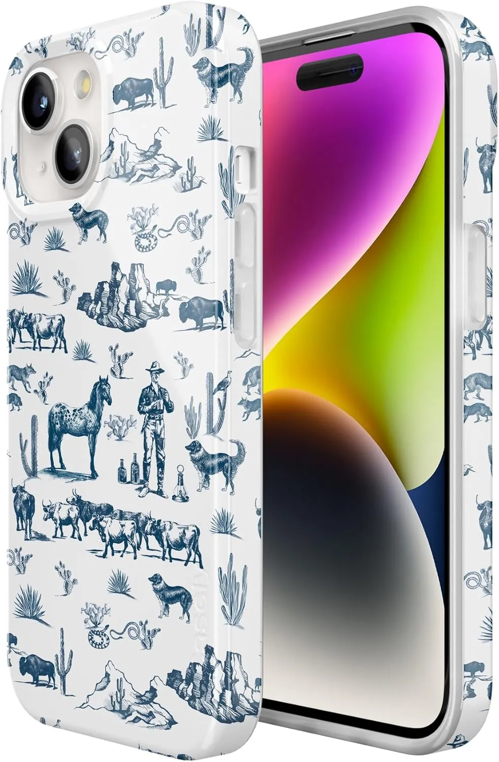 Casely iPhone 15 Plus Case | Wild West Adventure | Desert Case | Classic