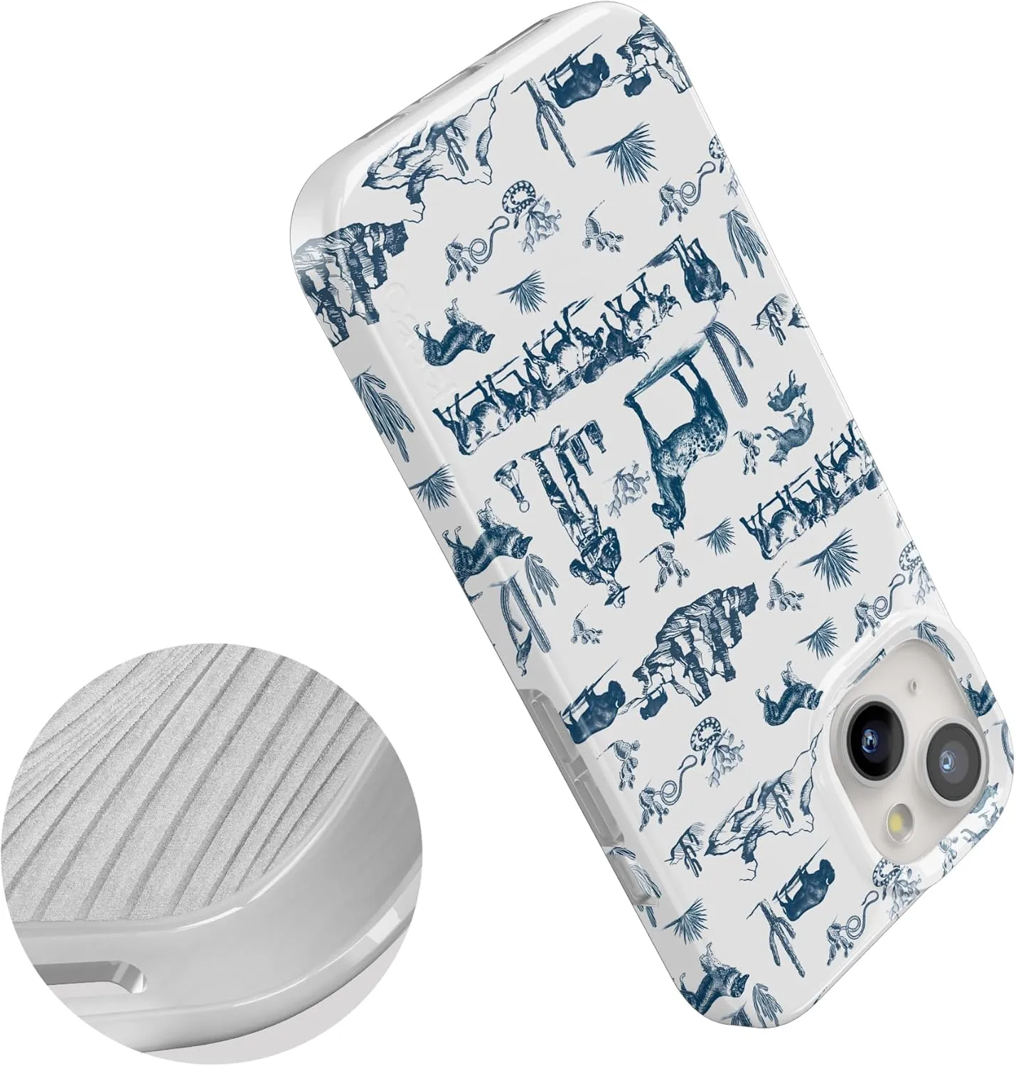 Casely iPhone 15 Plus Case | Wild West Adventure | Desert Case | Classic