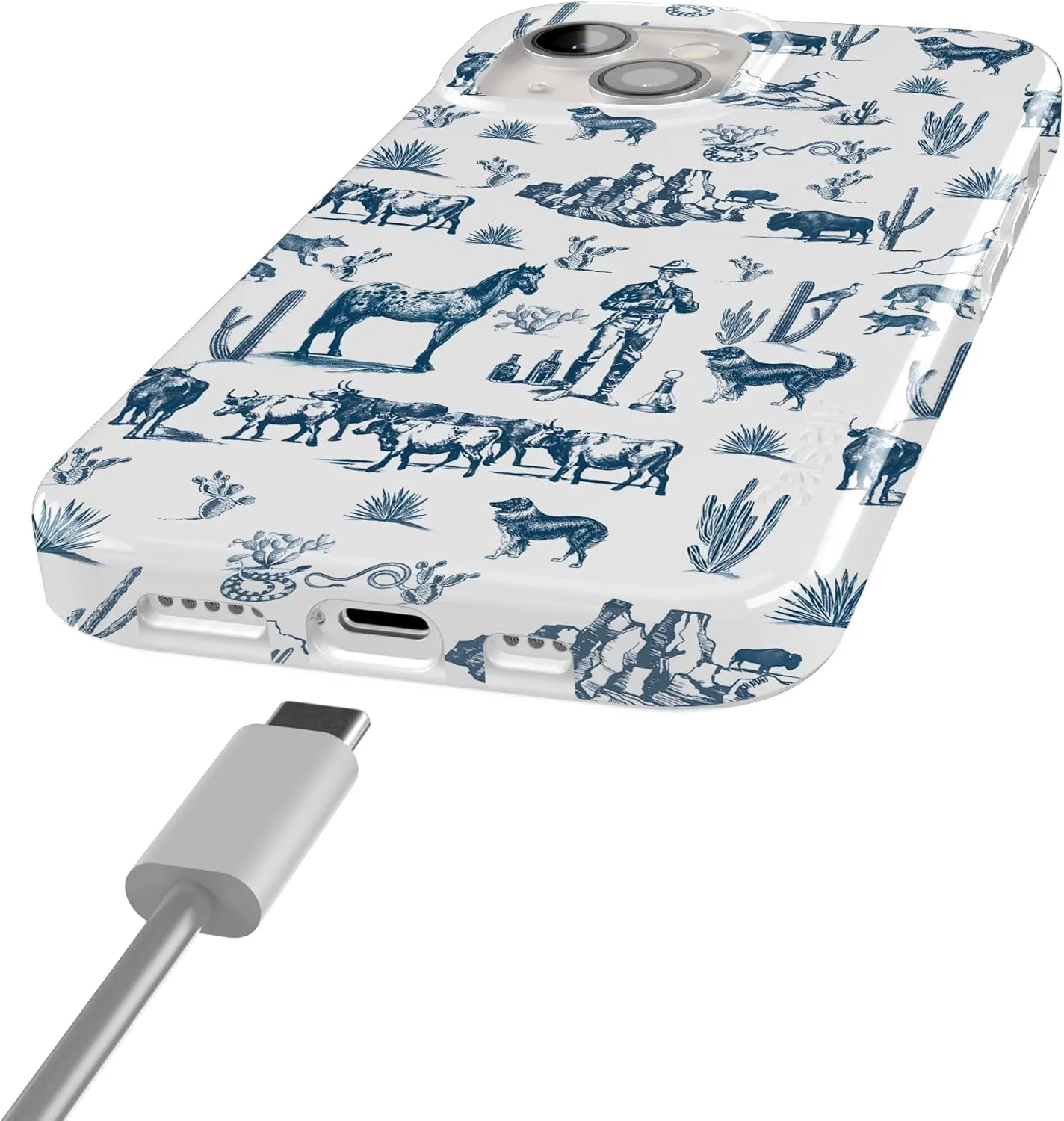 Casely iPhone 15 Plus Case | Wild West Adventure | Desert Case | Classic