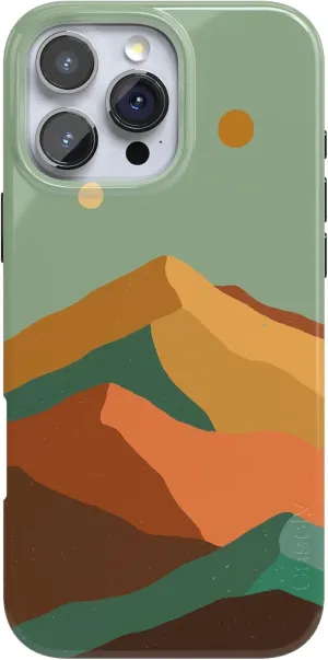 Casely iPhone 16 Pro Max Case | Endless Peaks | Colorblock Mountain | Compatible with MagSafe | Classic Ultra-Light Case Design