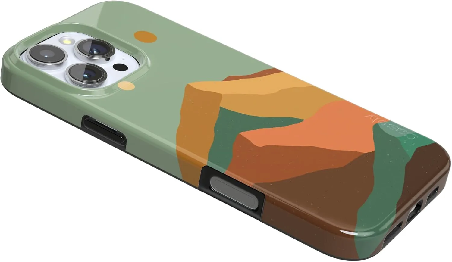 Casely iPhone 16 Pro Max Case | Endless Peaks | Colorblock Mountain | Compatible with MagSafe | Classic Ultra-Light Case Design
