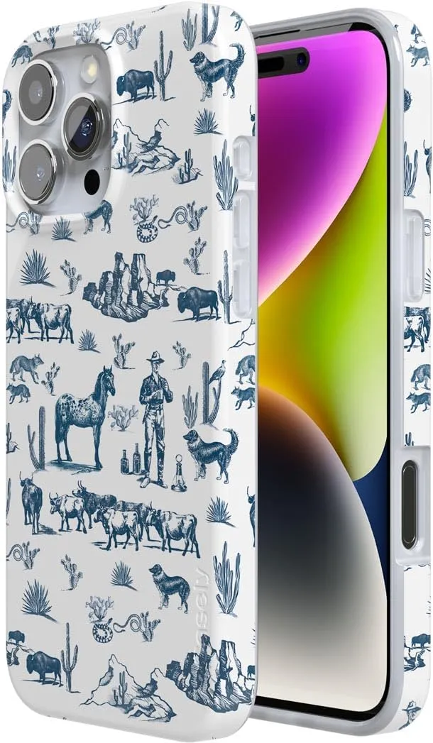 Casely iPhone 16 Pro Max Case | Wild West Adventure | Desert | Classic Ultra Slim Case Design | Compatible with MagSafe