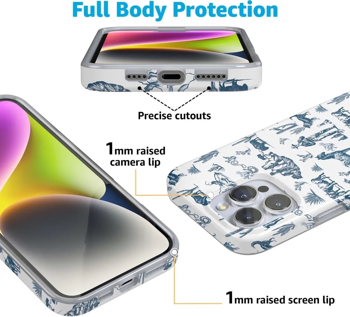 Casely iPhone 16 Pro Max Case | Wild West Adventure | Desert | Classic Ultra Slim Case Design | Compatible with MagSafe