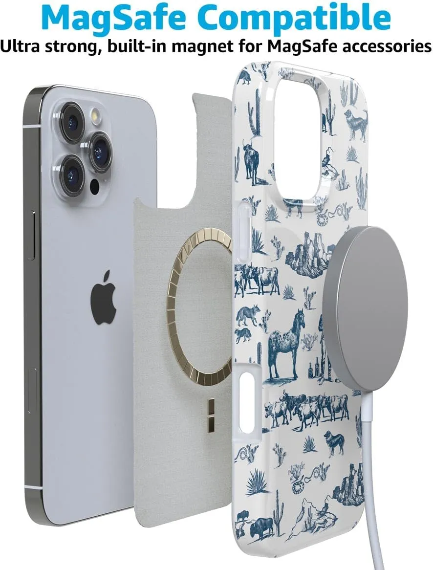 Casely iPhone 16 Pro Max Case | Wild West Adventure | Desert | Classic Ultra Slim Case Design | Compatible with MagSafe