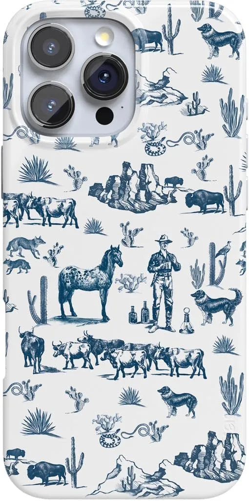 Casely iPhone 16 Pro Max Case | Wild West Adventure | Desert | Classic Ultra Slim Case Design | Compatible with MagSafe