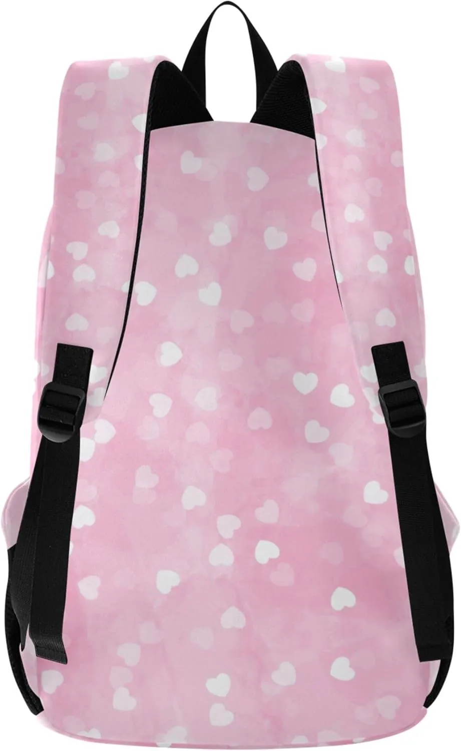 Casual Backpack for Men Women Hearts Cute Pink Valantine Waterproof Gifts College Cool Backpack
