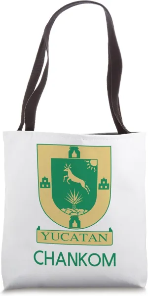 Chankom Yucatan Estado De Mexico Escudo Eagle Aguila Tote Bag
