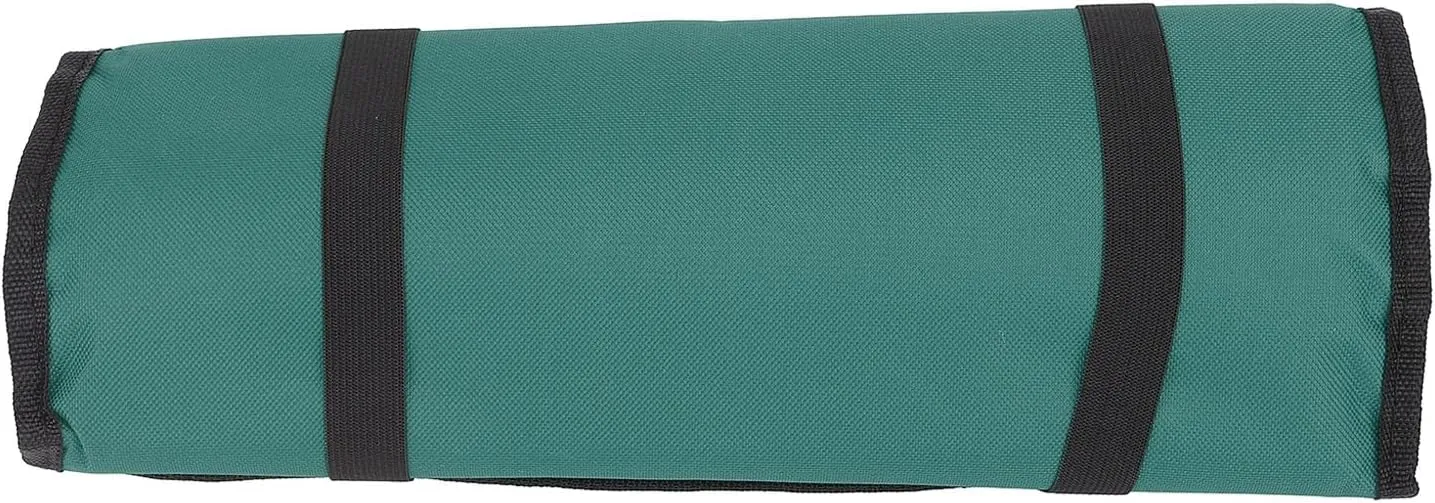 Chef Knife Bag, Multifunctional Portable Cutlery Storage Roll Protectors Canvas Cultery Carrier Cases Pouch Handle Kitchen Carrying Case Layer Shoulder Strap Professional Travel Sheath(Green)