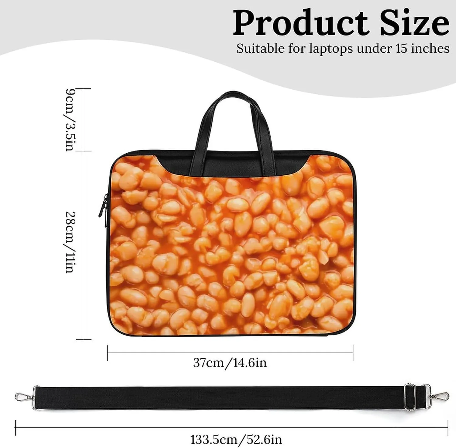 Cherry Blossom Branch Leather Computer Bag with Multiple Sizes to Choose From, Convenient to Carry
