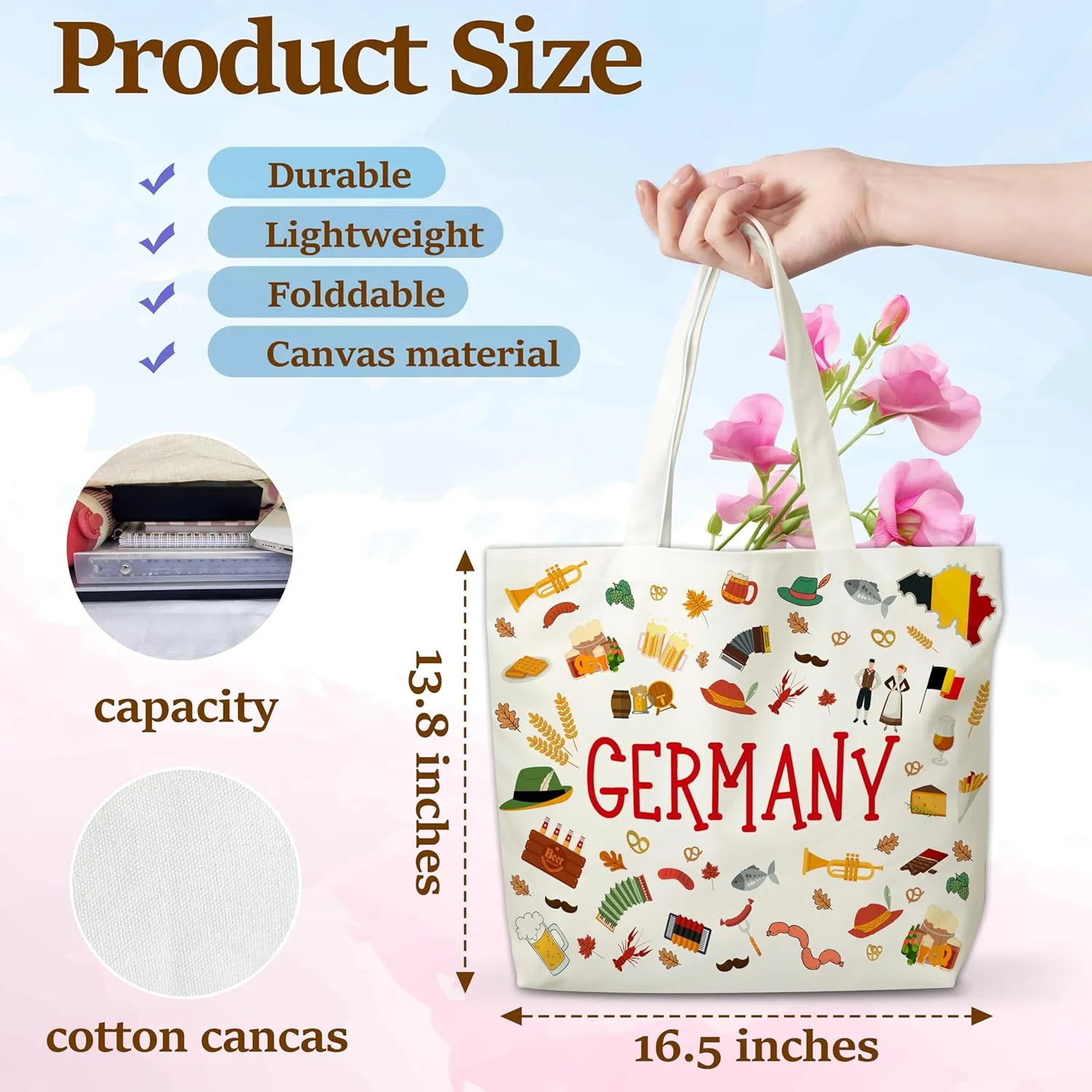 City Travel Souvenir Gifts, Souvenirs Lovers Essentials Trip Gifts For Women Friends, Honeymoon Birthday Anniversary Bag