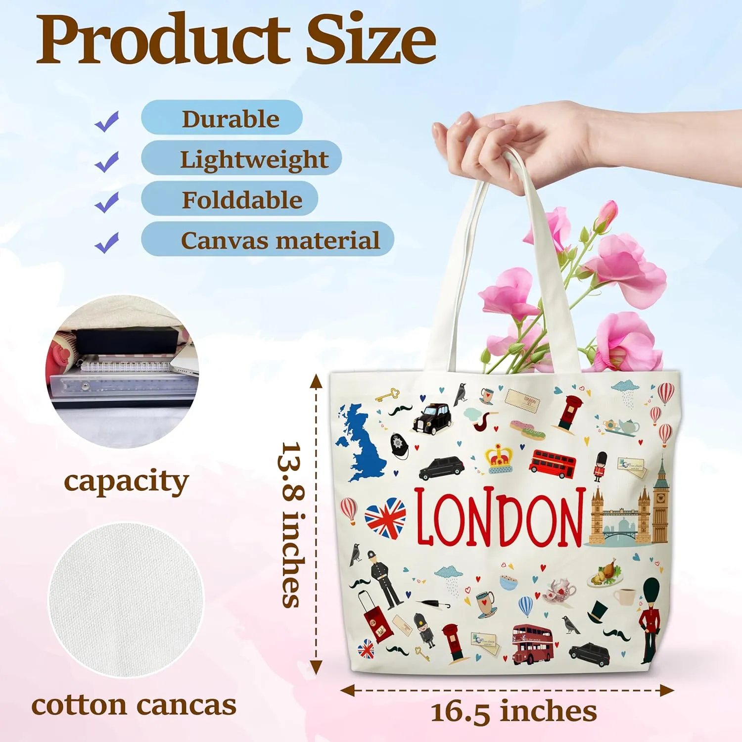 City Travel Souvenir Gifts, Souvenirs Lovers Essentials Trip Gifts For Women Friends, Honeymoon Birthday Anniversary Bag