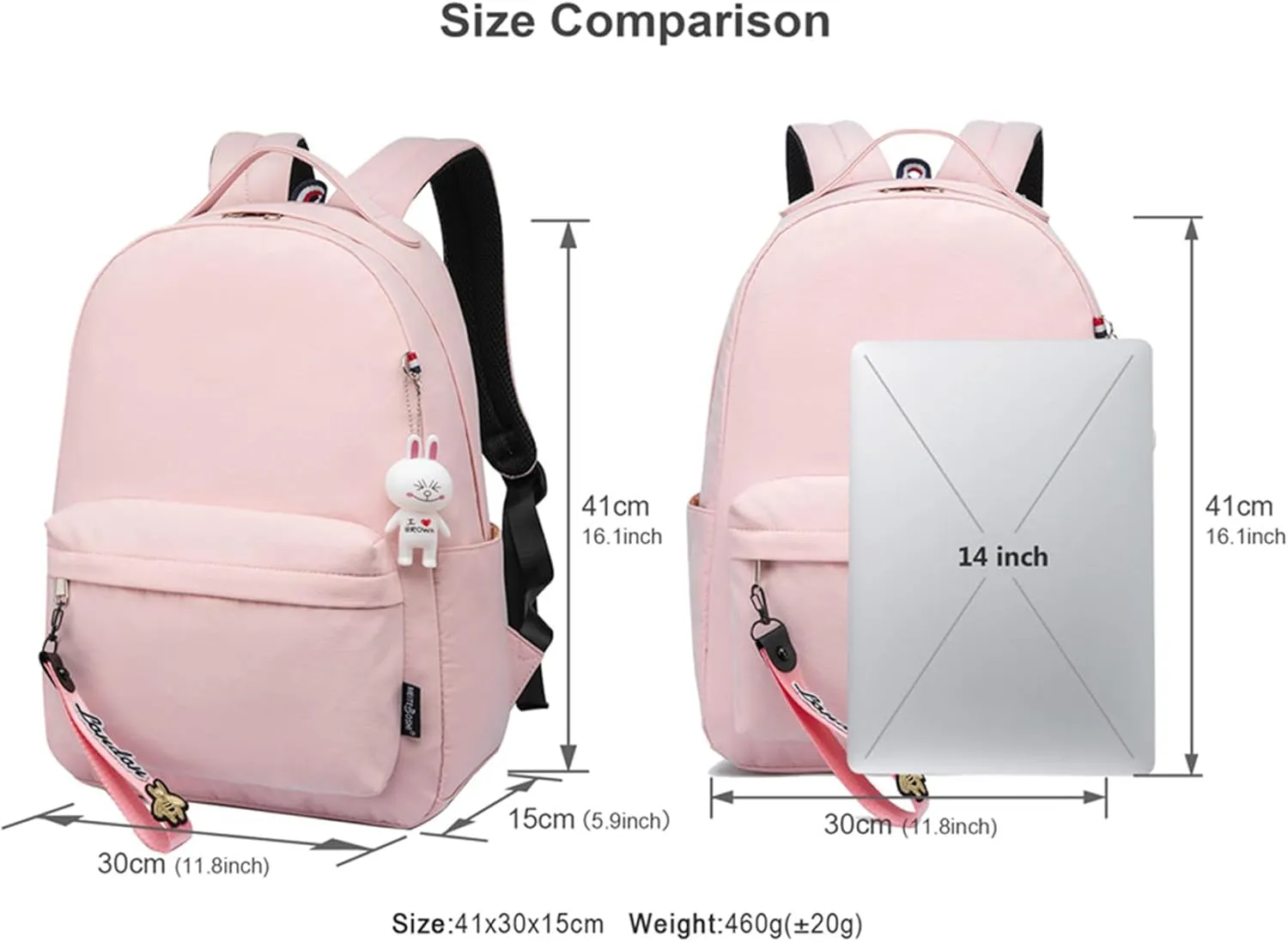 Classic Cartoon Graphic Backpack Casual Travel Knapsack-Lightweight Outdoor Ruck Laptop Bag